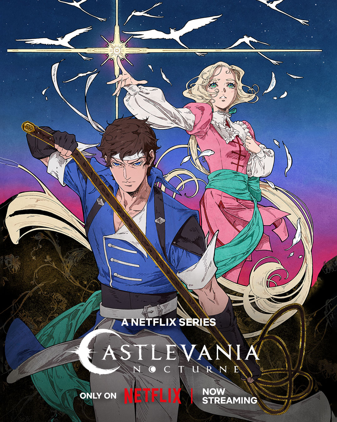 Anime Castlevania HD Wallpaper-demhanvico.com.vn